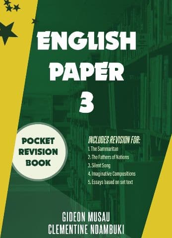 Cover of the book titled English Paper 3 by Gideon Musau & Clementine Ndambuki