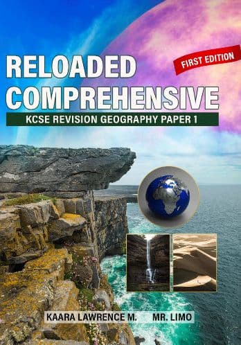 Cover of the book titled Reloaded Comprehensive, Geography Paper 1 by Kaara Lawrence & Mr. Limo